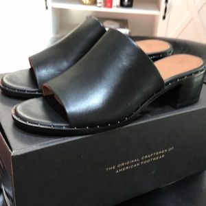 FRYE black leather heels